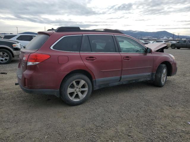 4S4BRBLC2E3280389 - 2014 SUBARU OUTBACK 2.5I LIMITED MAROON photo 3