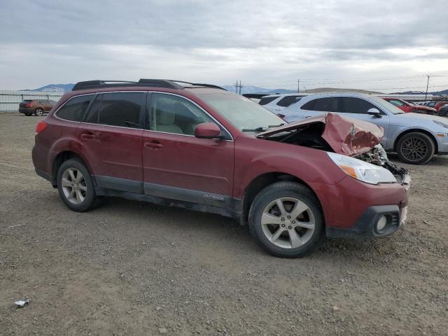 4S4BRBLC2E3280389 - 2014 SUBARU OUTBACK 2.5I LIMITED MAROON photo 4