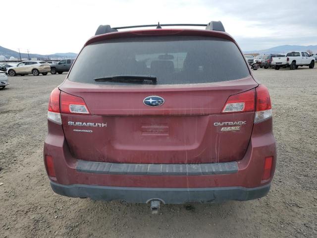 4S4BRBLC2E3280389 - 2014 SUBARU OUTBACK 2.5I LIMITED MAROON photo 6