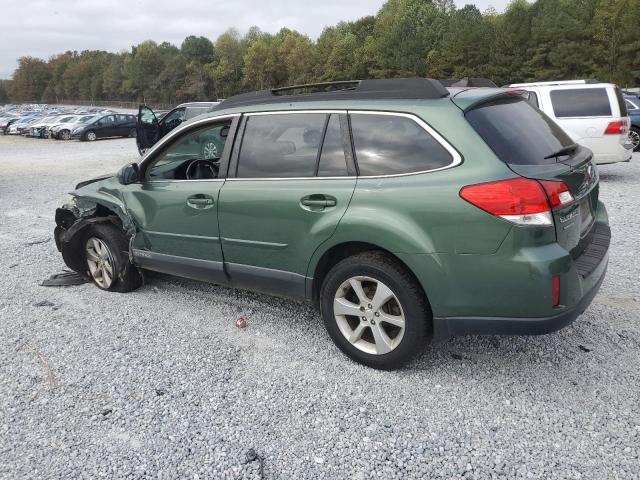 4S4BREKC1D2211569 - 2013 SUBARU OUTBACK 3.6R LIMITED GREEN photo 2