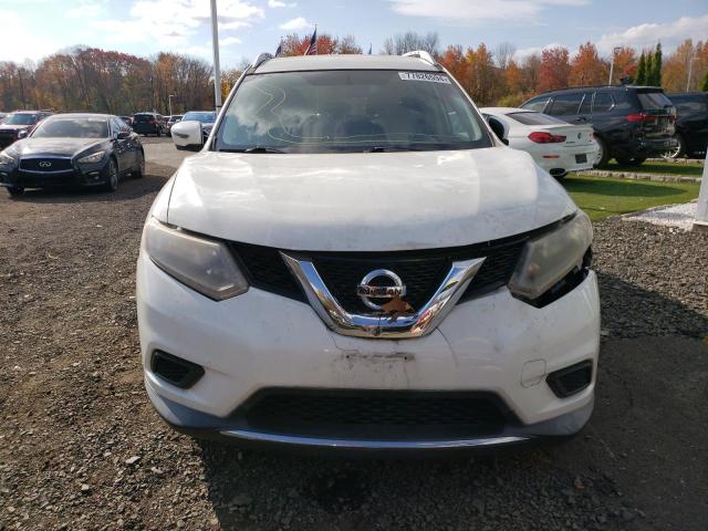 KNMAT2MV4GP605105 - 2016 NISSAN ROGUE S WHITE photo 5