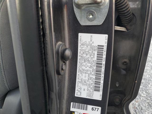 3TMJU4GN4BM122510 - 2011 TOYOTA TACOMA DOUBLE CAB PRERUNNER GRAY photo 12