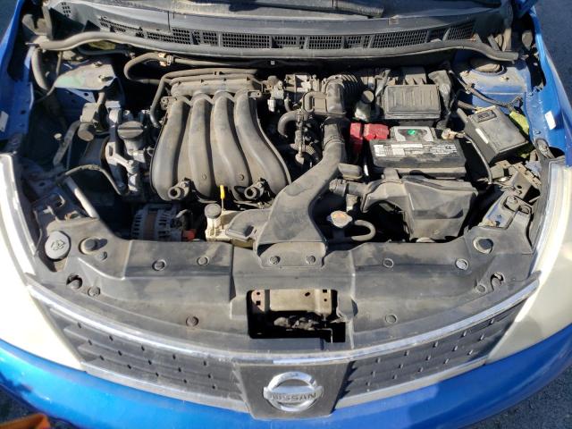 3N1BC13E37L406724 - 2007 NISSAN VERSA S BLUE photo 11