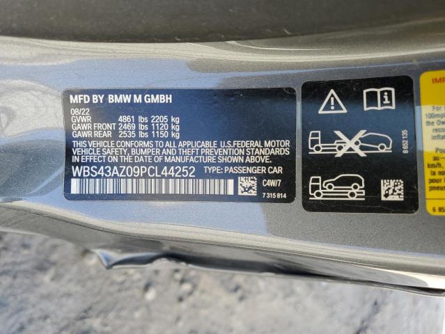 WBS43AZ09PCL44252 - 2023 BMW M4 COMPETITION Gri fotoğraf 13