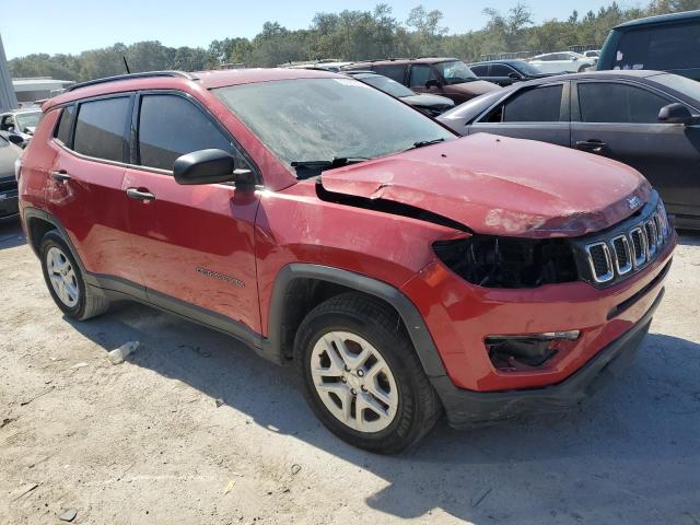 3C4NJCAB9JT254993 - 2018 JEEP COMPASS SPORT RED photo 4