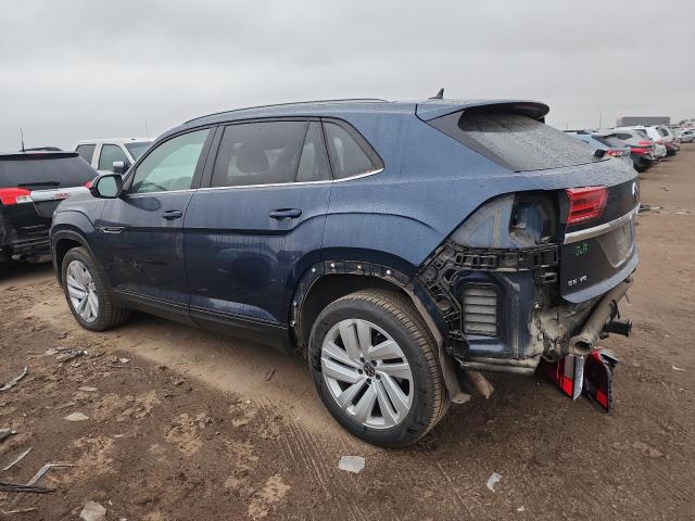 1V26E2CA7LC231099 - 2020 VOLKSWAGEN ATLAS CROS SE Синий фото 2