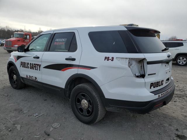 1FM5K8AR8JGA20514 - 2018 FORD EXPLORER POLICE INTERCEPTOR WHITE photo 2