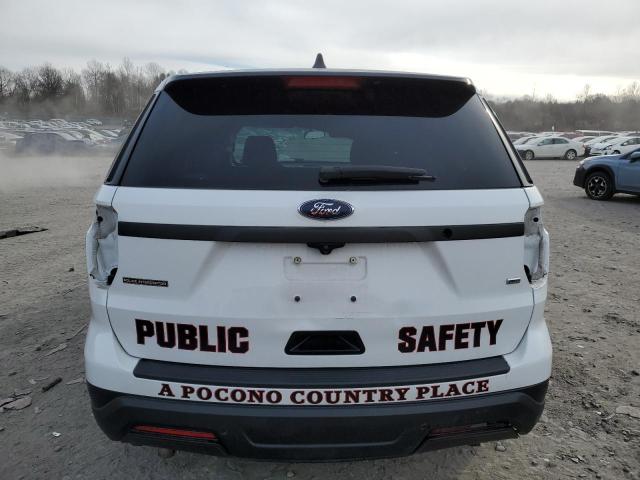 1FM5K8AR8JGA20514 - 2018 FORD EXPLORER POLICE INTERCEPTOR Weiß Foto 6