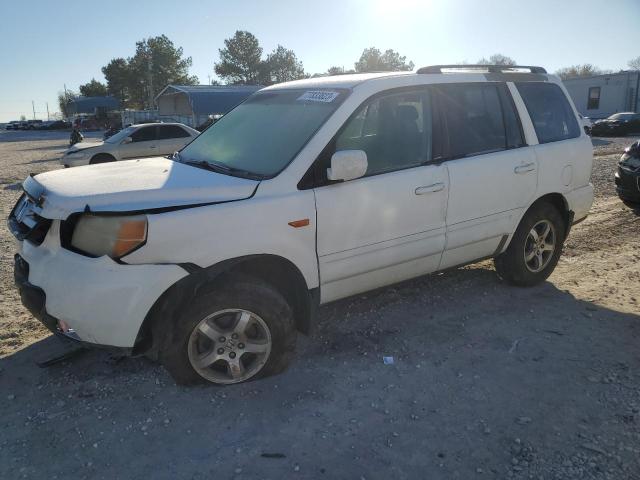 5FNYF28446B040256 - 2006 HONDA PILOT EX WHITE photo 1