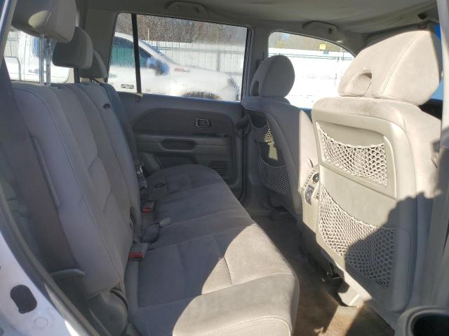 5FNYF28446B040256 - 2006 HONDA PILOT EX WHITE photo 11