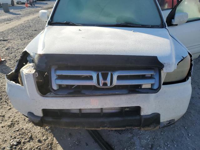 5FNYF28446B040256 - 2006 HONDA PILOT EX WHITE photo 12