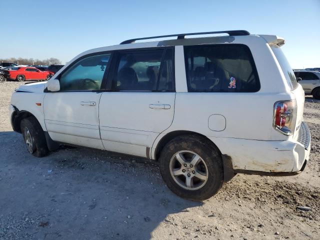 5FNYF28446B040256 - 2006 HONDA PILOT EX WHITE photo 2