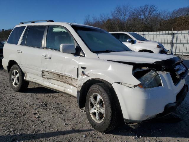 5FNYF28446B040256 - 2006 HONDA PILOT EX WHITE photo 4