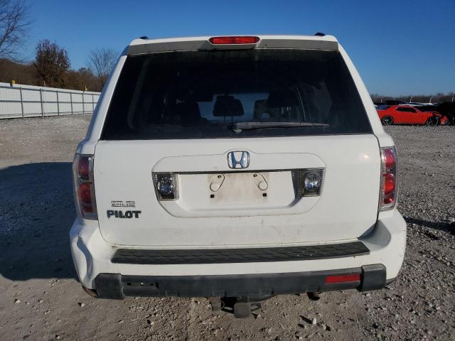 5FNYF28446B040256 - 2006 HONDA PILOT EX WHITE photo 6