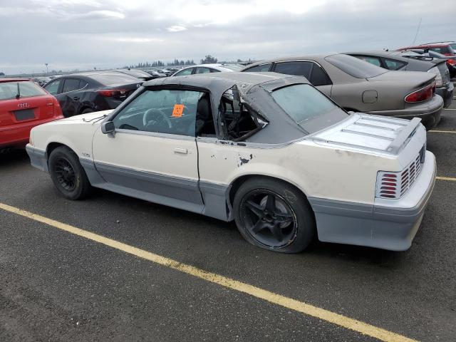 1FABP45E1KF156151 - 1989 FORD MUSTANG GT WHITE photo 2