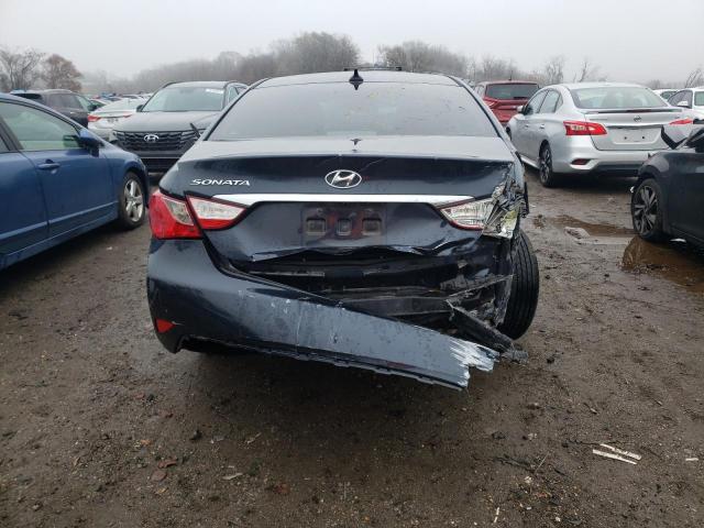 5NPEB4ACXEH840975 - 2014 HYUNDAI SONATA GLS BLUE photo 6