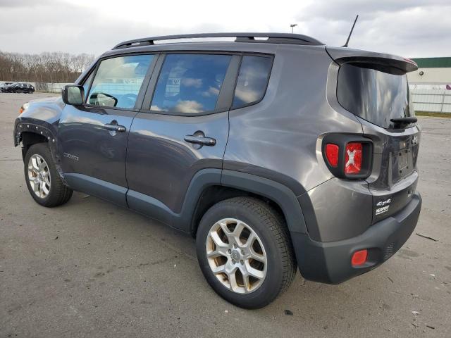 ZACCJBBB1JPH40866 - 2018 JEEP RENEGADE LATITUDE GRAY photo 2