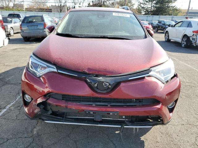 JTMDFREVXJD224301 - 2018 TOYOTA RAV4 LIMITED RED photo 5