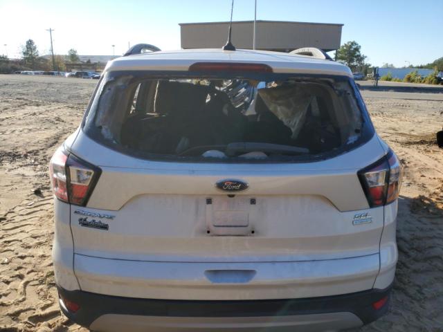 1FMCU0HD8JUB95375 - 2018 FORD ESCAPE SEL WHITE photo 6