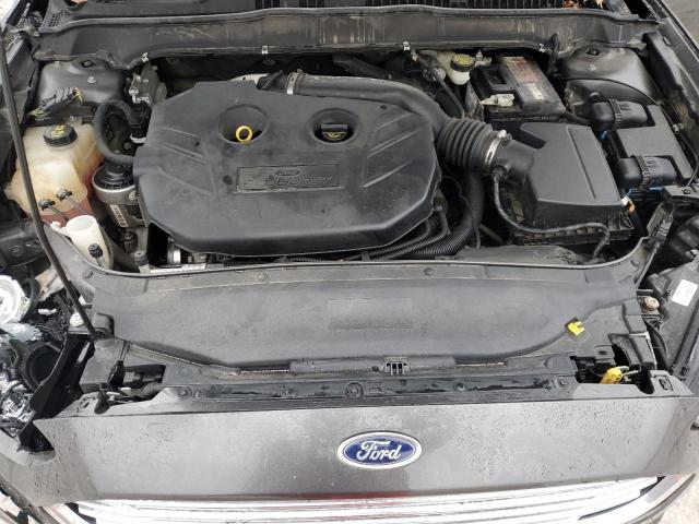 3FA6P0T91GR353766 - 2016 FORD FUSION SE GRAY photo 11