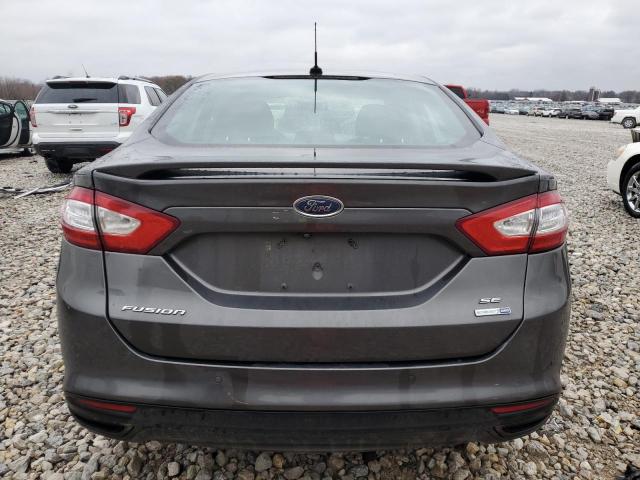 3FA6P0T91GR353766 - 2016 FORD FUSION SE GRAY photo 6