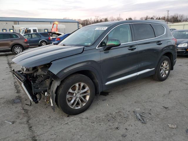 5NMS2CAD0KH096706 - 2019 HYUNDAI SANTA FE SE GRAY photo 1