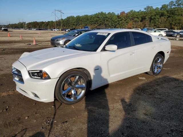 2C3CDXCT8EH155905 - 2014 DODGE CHARGER R/T WHITE photo 1