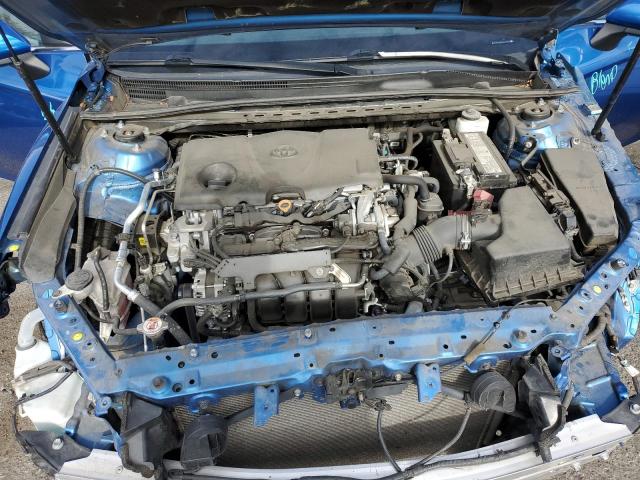 4T1B11HK1KU213905 - 2019 TOYOTA CAMRY L BLUE photo 11