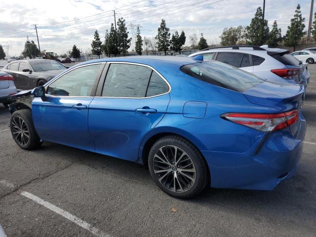 4T1B11HK1KU213905 - 2019 TOYOTA CAMRY L BLUE photo 2