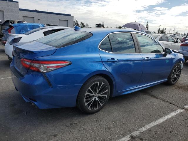 4T1B11HK1KU213905 - 2019 TOYOTA CAMRY L BLUE photo 3