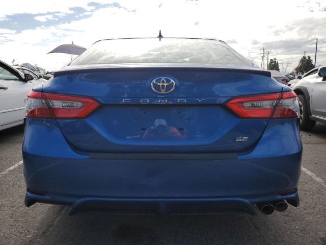 4T1B11HK1KU213905 - 2019 TOYOTA CAMRY L BLUE photo 6