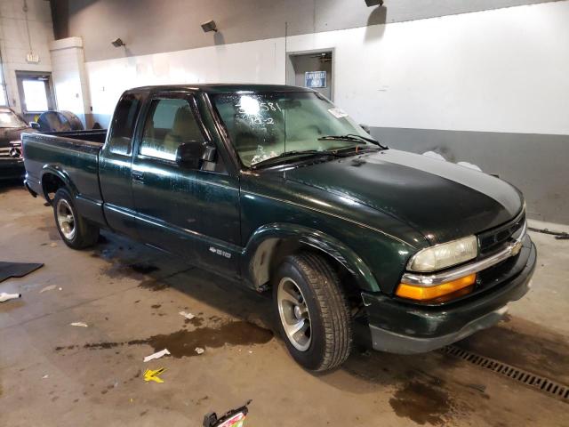 1GCCS19W628221272 - 2002 CHEVROLET S TRUCK S10 GREEN photo 4