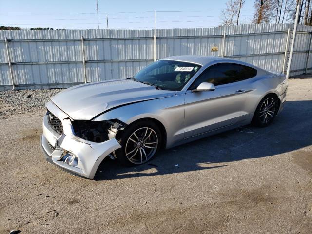 1FA6P8TH2F5312098 - 2015 FORD MUSTANG SILVER photo 1