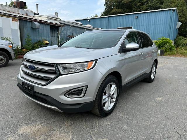 2FMTK4J8XFBB69495 - 2015 FORD EDGE SEL GRAY photo 2