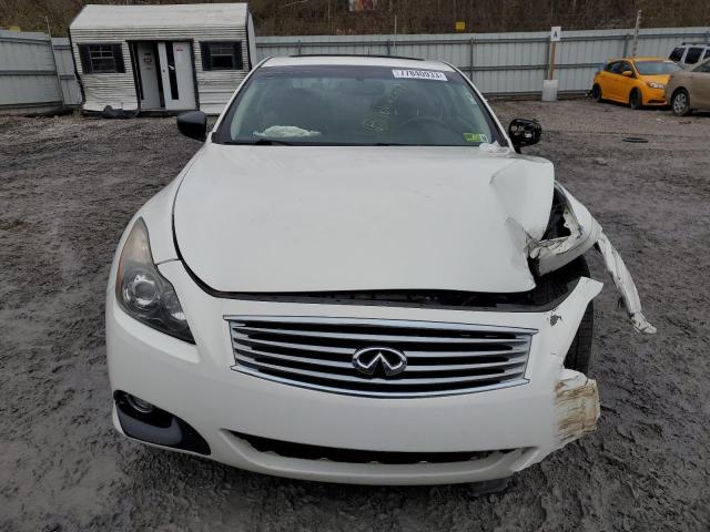 JN1CV6EL0BM262927 - 2011 INFINITI G37 WHITE photo 5