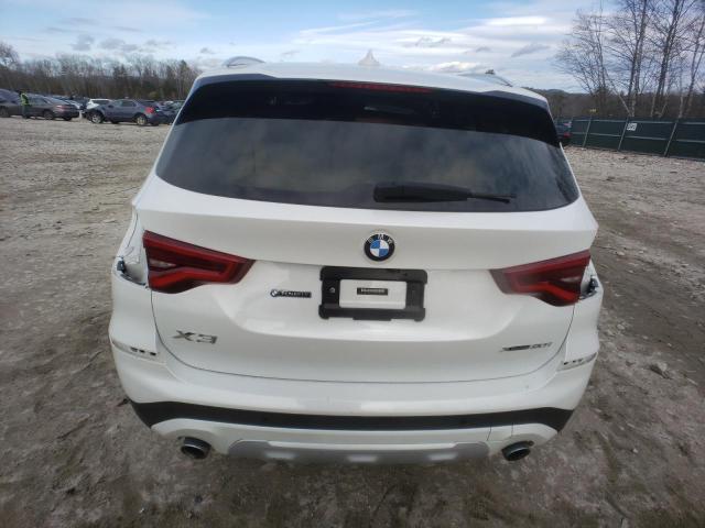 5UXTY5C03L9B62379 - 2020 BMW X3 XDRIVE30I WHITE photo 6