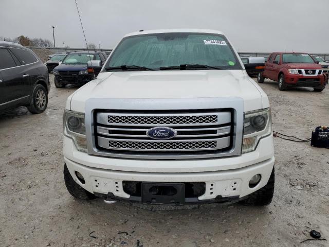 1FTFW1EF3DFC69415 - 2013 FORD F150 SUPERCREW WHITE photo 5