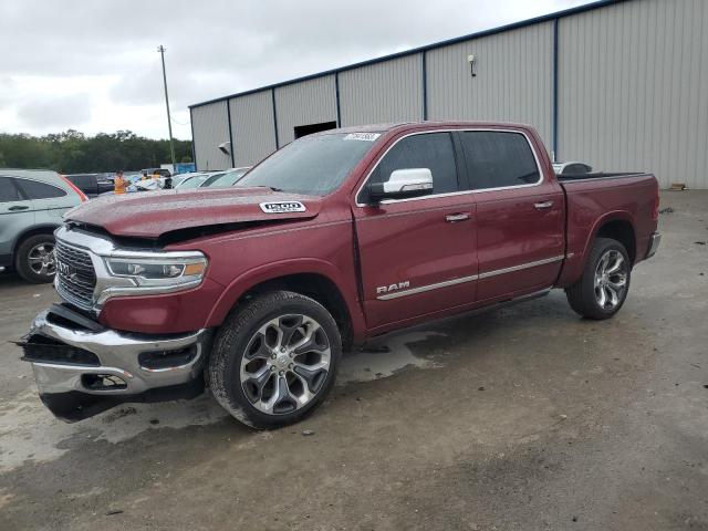 1C6SRFHT1KN713213 - 2019 RAM 1500 LIMITED BURGUNDY photo 1