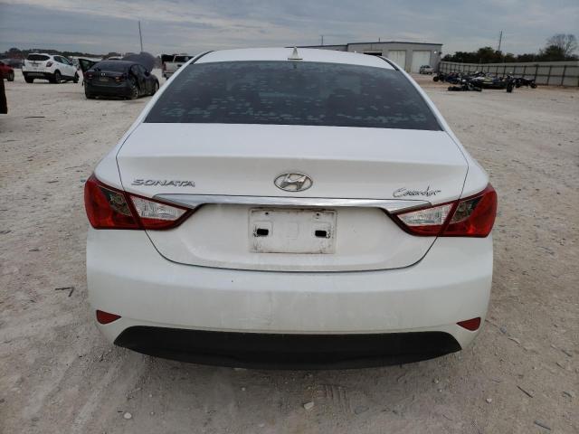 5NPEB4AC6EH891745 - 2014 HYUNDAI SONATA GLS WHITE photo 6