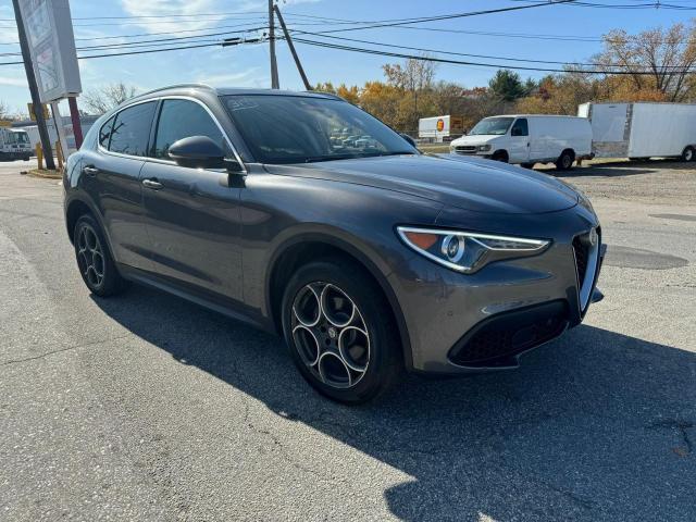 ZASFAKBN5J7B81527 - 2018 ALFA ROMEO STELVIO TI CHARCOAL photo 1