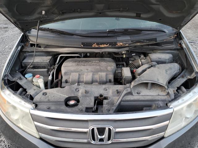 5FNRL5H27BB036791 - 2011 HONDA ODYSSEY LX GRAY photo 12