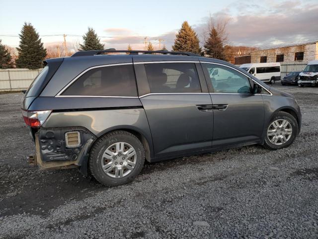 5FNRL5H27BB036791 - 2011 HONDA ODYSSEY LX GRAY photo 3