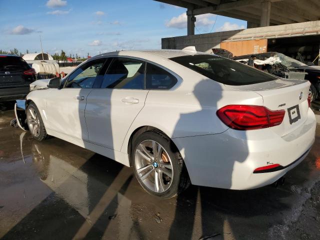 WBA4J3C50JBG96629 - 2018 BMW 430XI GRAN COUPE WHITE photo 2