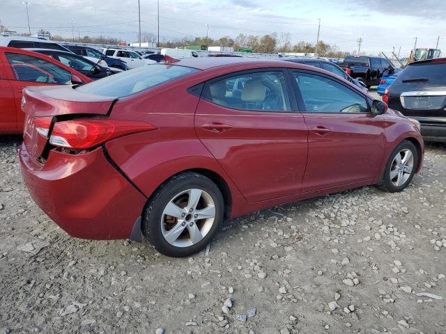 5NPDH4AE8DH420478 - 2013 HYUNDAI ELANTRA GLS RED photo 3