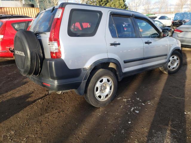 JHLRD78555C804498 - 2005 HONDA CR-V LX SILVER photo 3