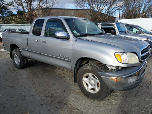 5TBBN44152S302607 - 2002 TOYOTA TUNDRA ACCESS CAB SR5 GRAY photo 4