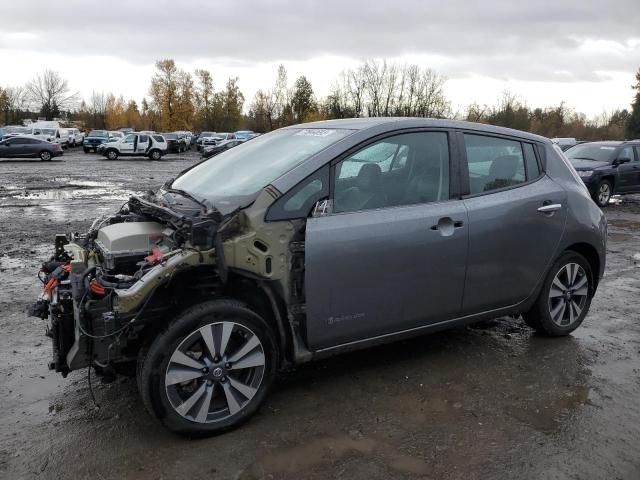 1N4BZ0CP4HC302351 - 2017 NISSAN LEAF S GRAY photo 1