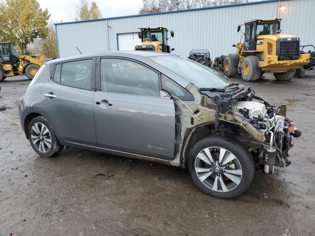 1N4BZ0CP4HC302351 - 2017 NISSAN LEAF S GRAY photo 4