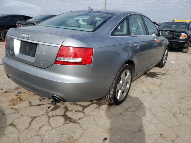 WAUDH74F48N028395 - 2008 AUDI A6 3.2 QUATTRO GRAY photo 3