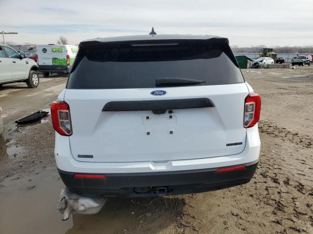 1FM5K8AB0NGA03814 - 2022 FORD EXPLORER POLICE INTERCEPTOR WHITE photo 6